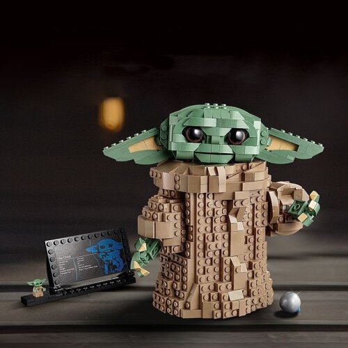 Star Wars The Mandalorian The Child Yoda Baby Building Block Kit Collectible Disney Movie Character Cartoon Model Bricks Gifts 1073PCS Fit Lego