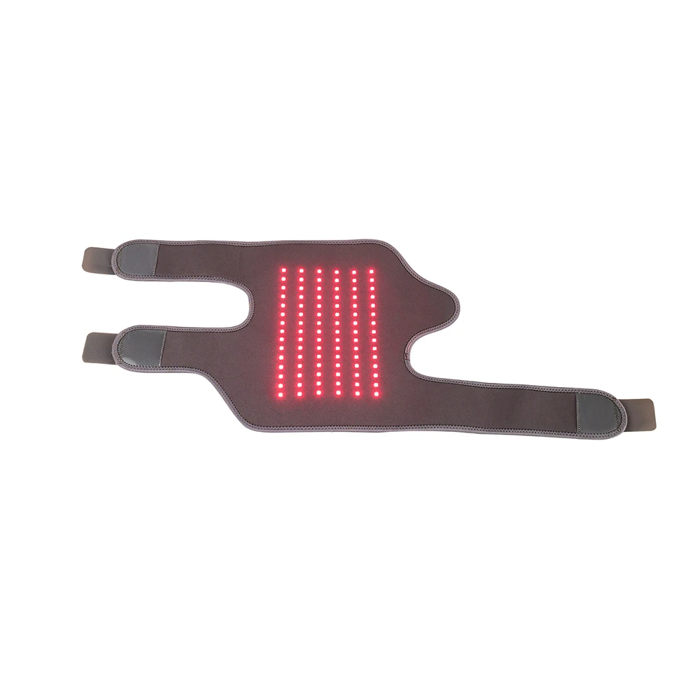(Grey) LED Light  Infrared Therapy for Knee and Elbow Protection Home  Wearable Therapy Pad for Joint Pain and Shoulder Protection