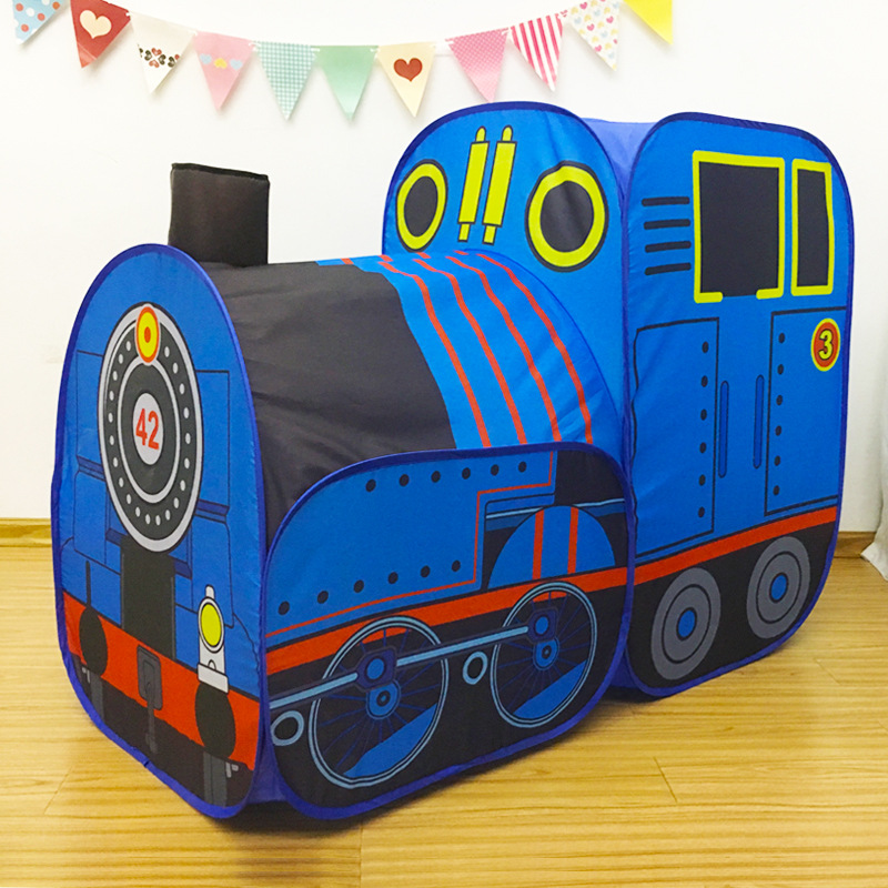 Fantasy Train Themed Childrens Tent Playhouse Indoor Play Centre for Birthday Gifts