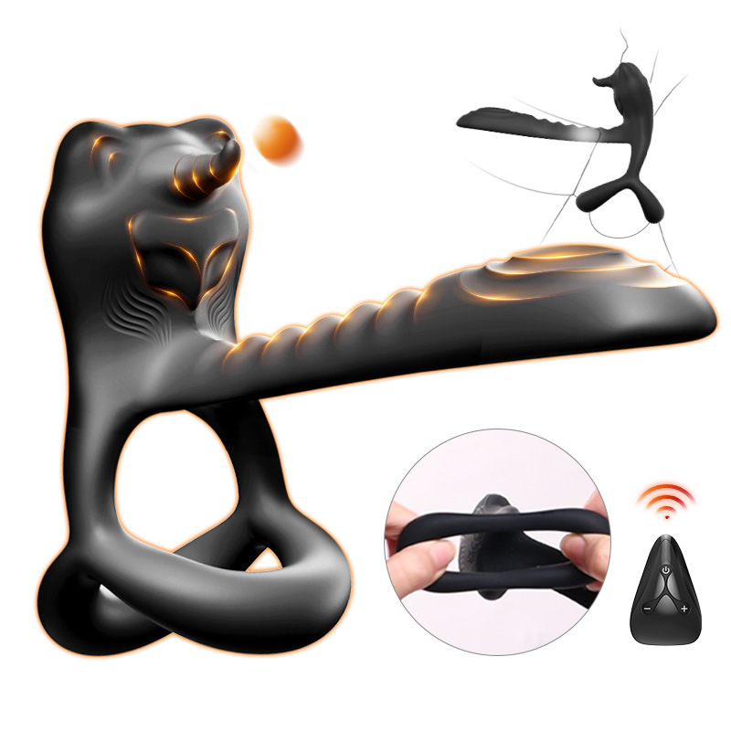Vibrator Ring Male Lock Ring Vibrator Male And Female Sex Toys Stimulator Remote Control Sex Adult Supplies