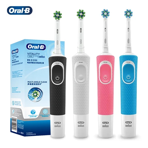 Oral B Electric Toothbrush 2D Vitality Cleaning Teeth Brush Waterproof Electronic Teeth Brush Inductive Charger With Timer