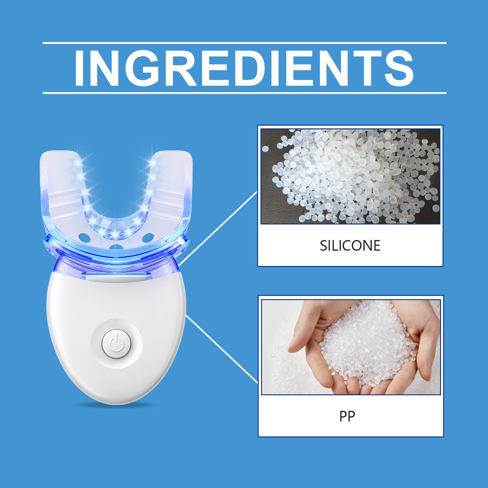Teeth Whitening Kit Teeth Whitener Dental Care Device Home Dental Tools for Achieving a Bright White Smile Portable