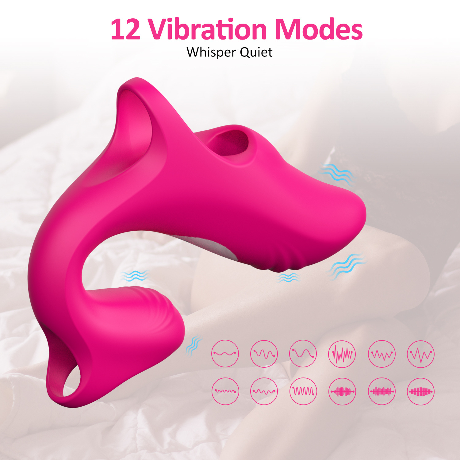 Finger Vibrator Sex Toys for Women Mini Vibrators Bullet Adult Couples Sex Toy for G Spot Clitoral Nipple Stimulate with 12 Vibration Female Vibrators