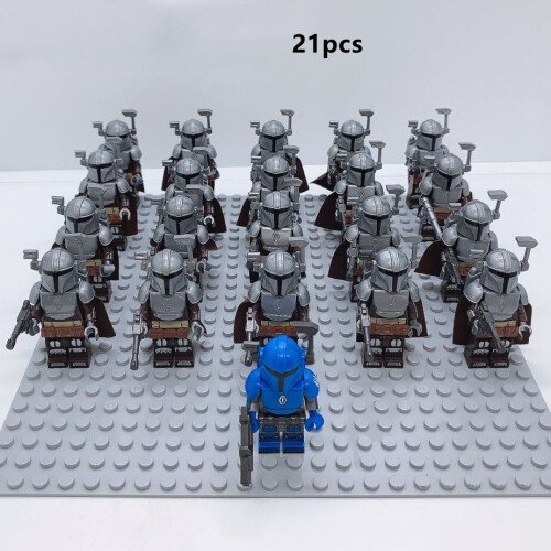 (Star Wars Style D) 21Pcs Star Wars: Bounty Hunterse Building Block Minifigures Toys Best Action Figures Gift Fit Lego