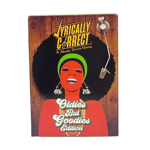 Lyrically Correct Card Game Music Trivia Card Game Oldies but Goodies Multi-Generational Family Gatherings Adult Game Night and Fun Trivia