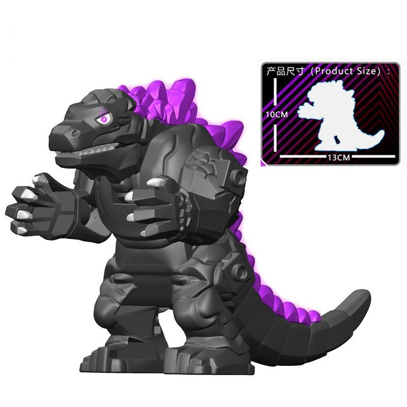 (Style D)  Mechagodzilla Mini Figures Kids Toys Role play Building Blocks Styles Vary Collectable Figure Gift Idea for Teens and Fans