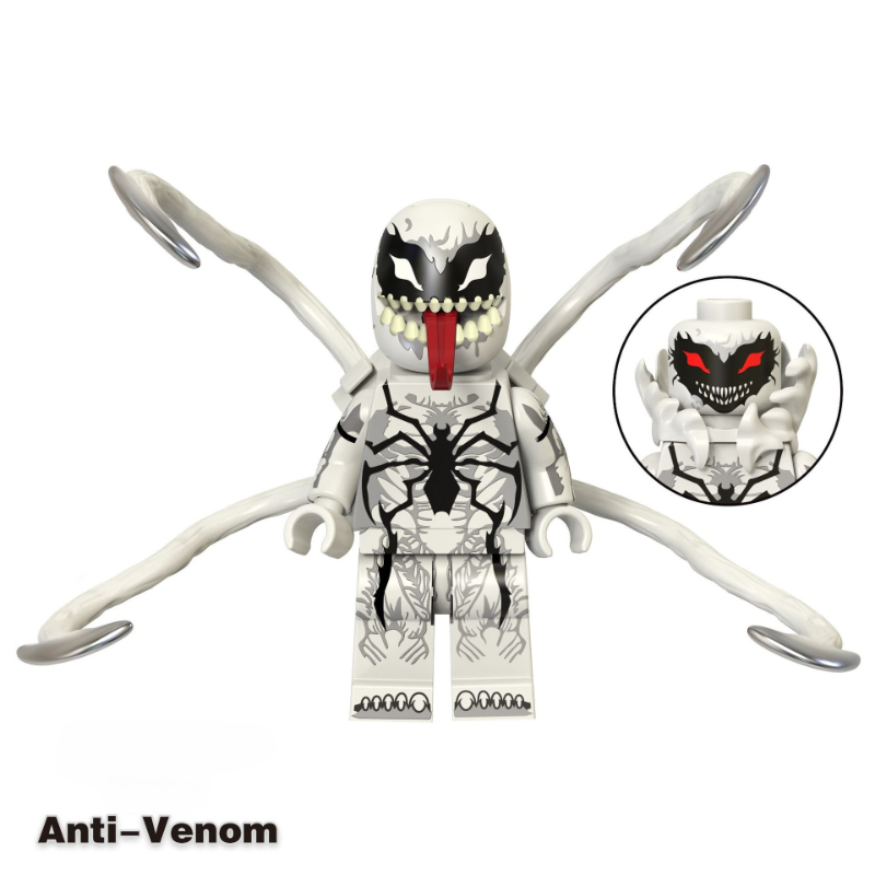 Super Heroes Building Blocks Venom Carnage Anti Venom Riot Deadpool Symbiote Characters Minifigures Kid Action Figures Toy Gifts
