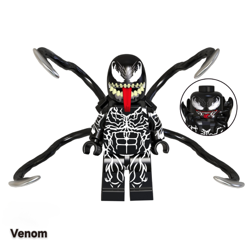 Super Heroes Building Blocks Venom Carnage Anti Venom Riot Deadpool Symbiote Characters Minifigures Kid Action Figures Toy Gifts