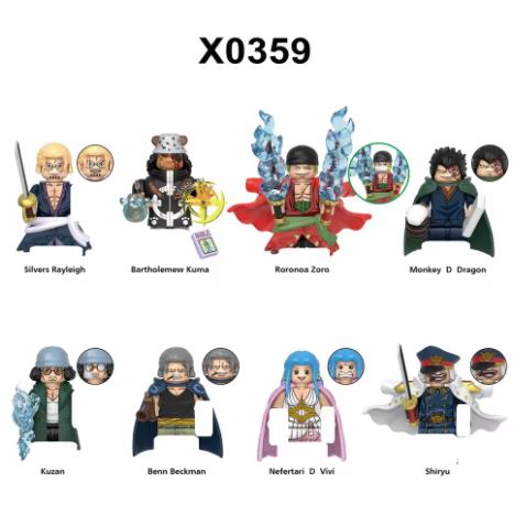 (Style J) New Dragon Ball Building Blocks Anime Character Minifigures Wukong Bandai Series Handmade Mini Doll for Kids 