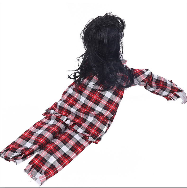 (Man) Crawling Horror Ghost Doll Male And Female Styles Halloween Scene Decorations Ghost Props For Secret Room Festival