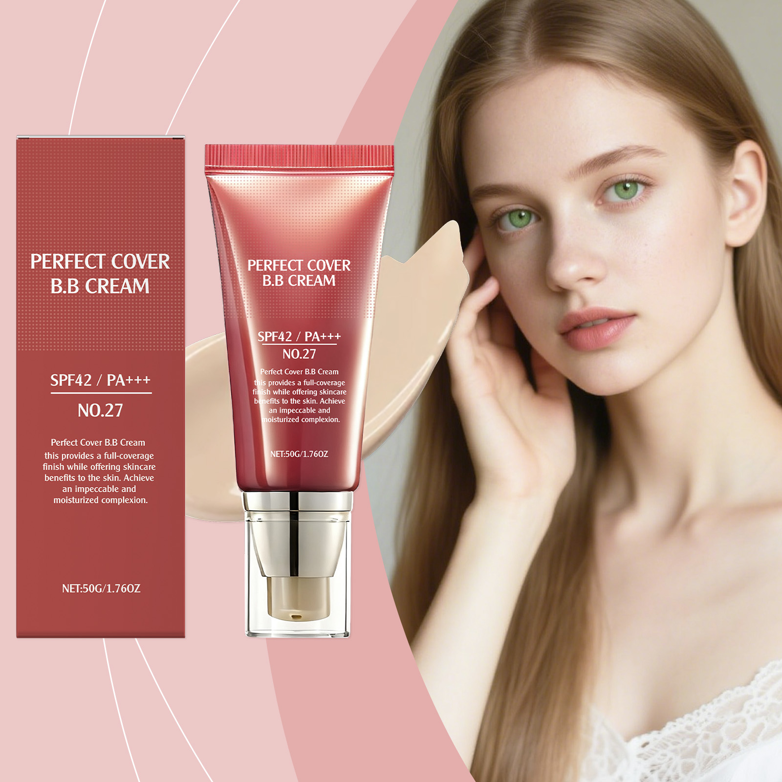 Soft Skin Concealer Bb Cream Natural Tone Mild Moisturizing Light Bright Matte Clear Portable Facial Skin Care