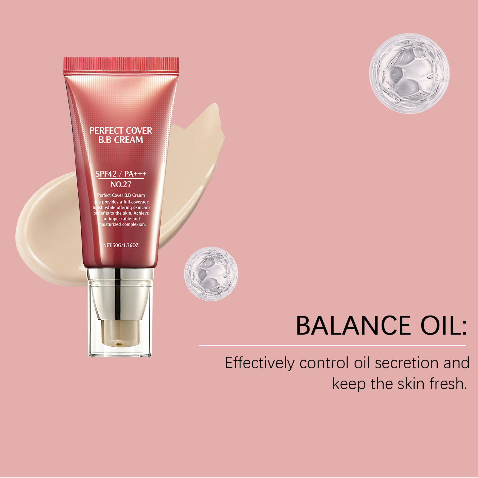 Soft Skin Concealer Bb Cream Natural Tone Mild Moisturizing Light Bright Matte Clear Portable Facial Skin Care