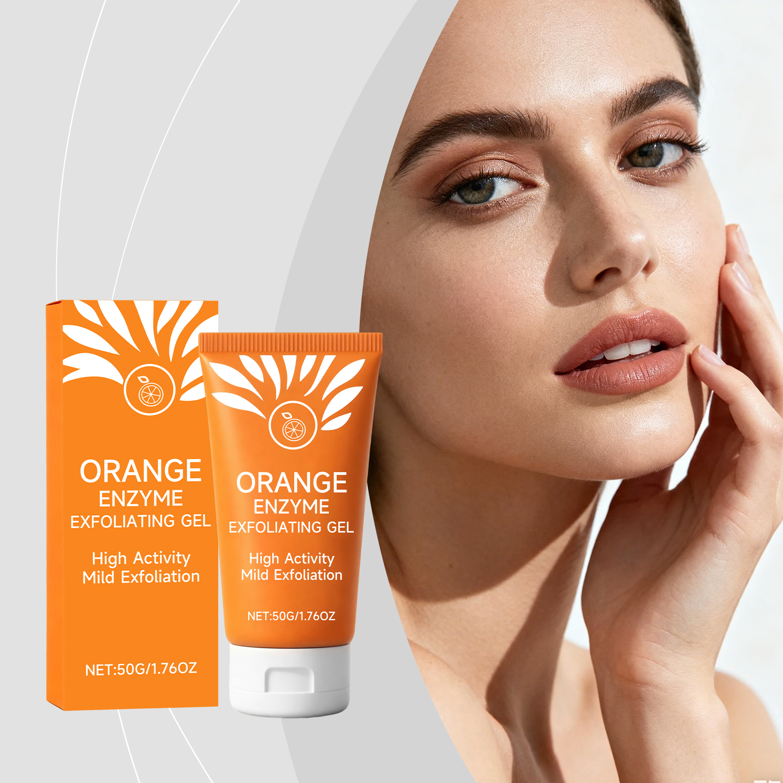 Mild Exfoliating Gel Moisturizing Refreshing Skin Cleansing Smooth Skin Facial Body Daily Face Care Product
