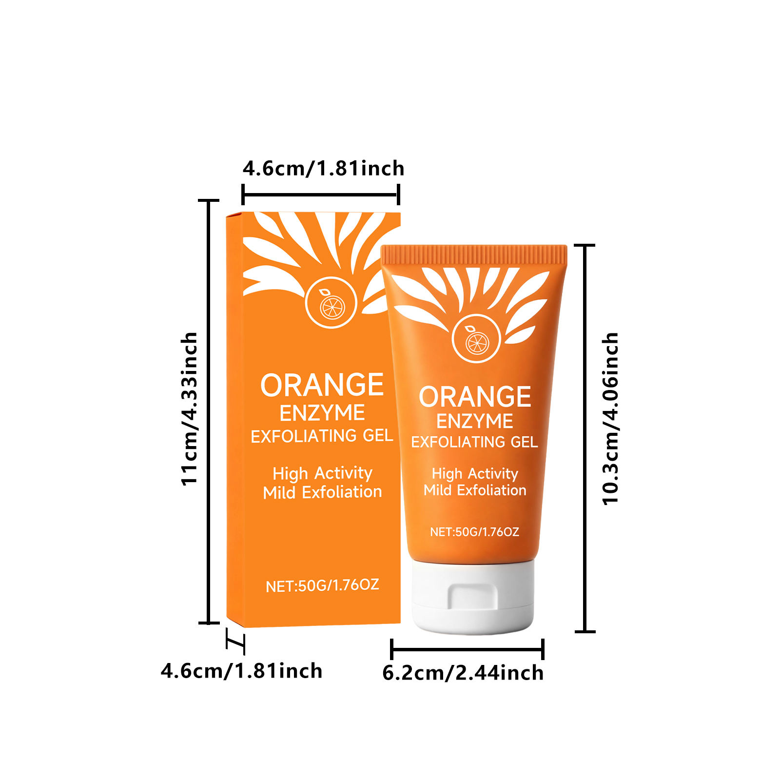 Mild Exfoliating Gel Moisturizing Refreshing Skin Cleansing Smooth Skin Facial Body Daily Face Care Product