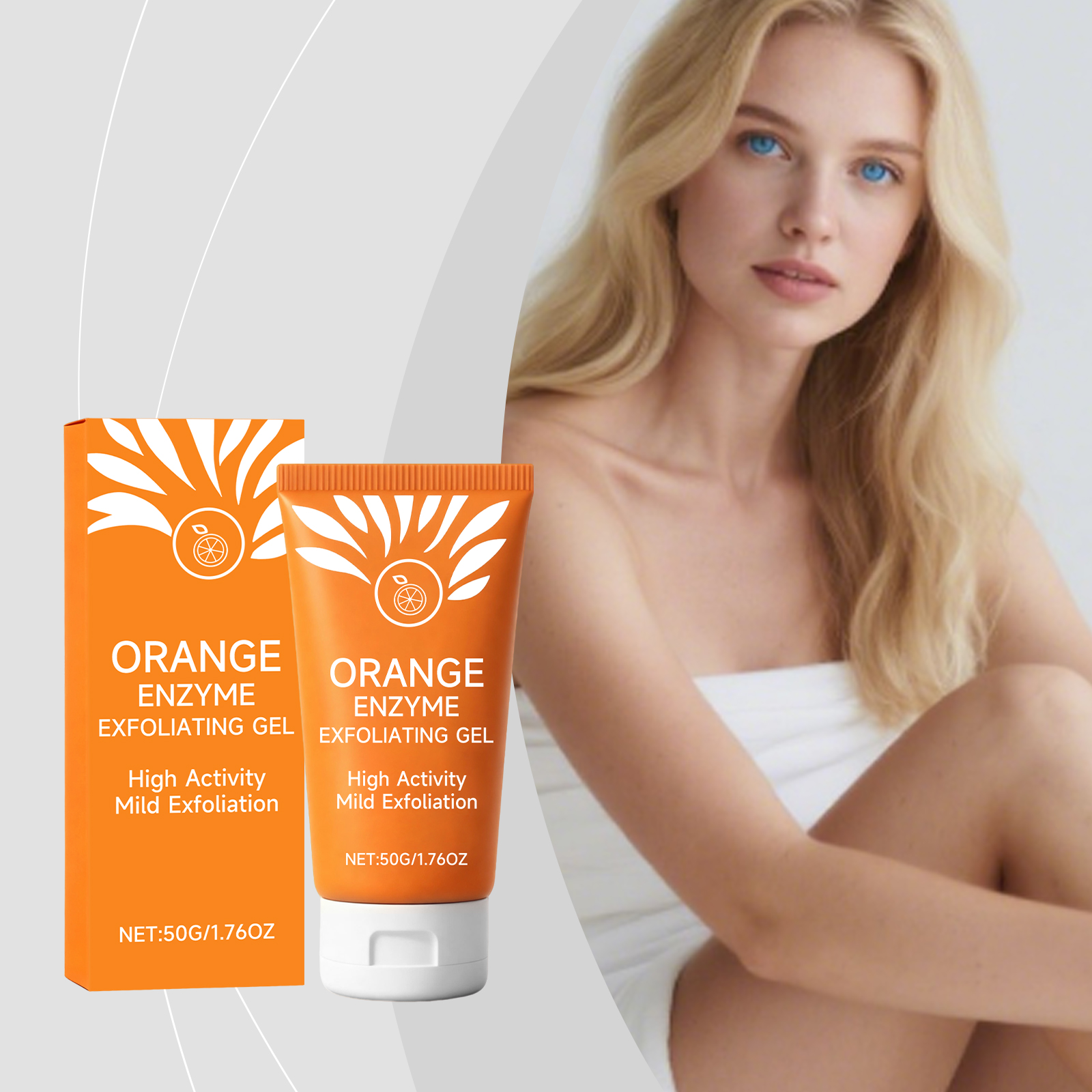 Mild Exfoliating Gel Moisturizing Refreshing Skin Cleansing Smooth Skin Facial Body Daily Face Care Product
