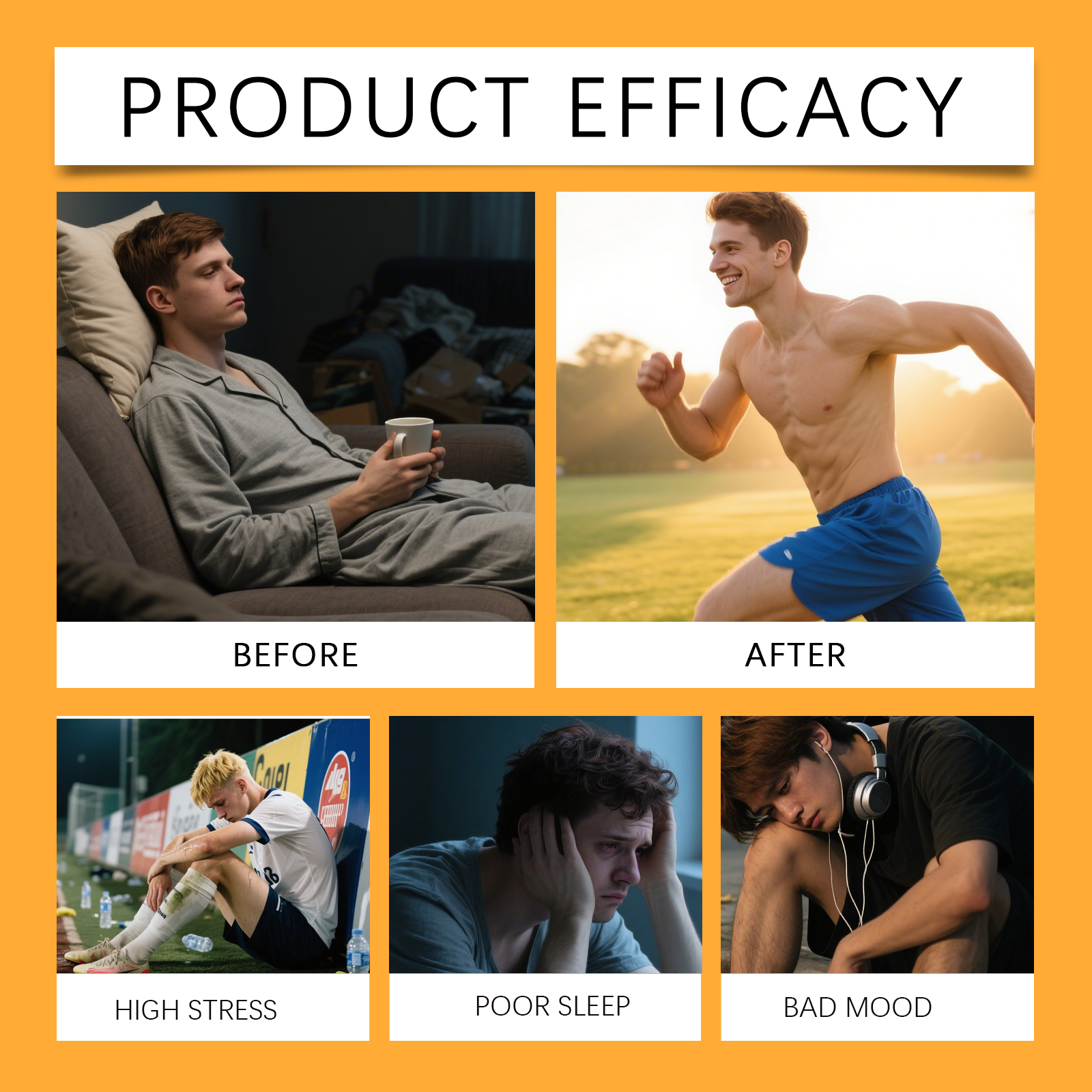 Body Energy Vitality Supplement Capsule Body Energy Support Body Muscle Care Training Exercise Health Boost Nutrient Pill