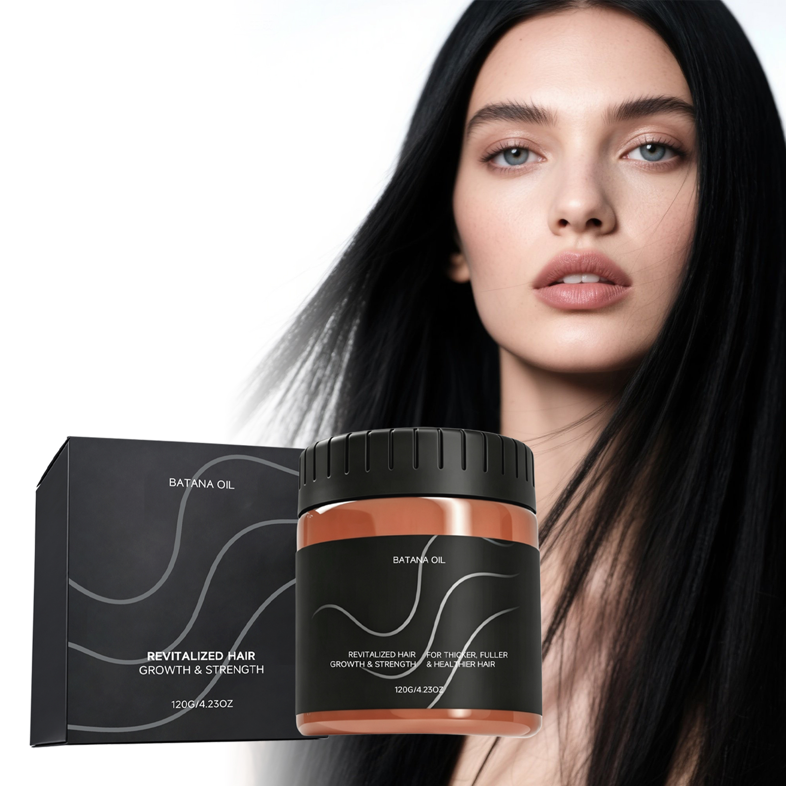 Batana Oil Hair Conditioner Mildly Protect Scalp Hair Moist Smooth Bright Texture Restore