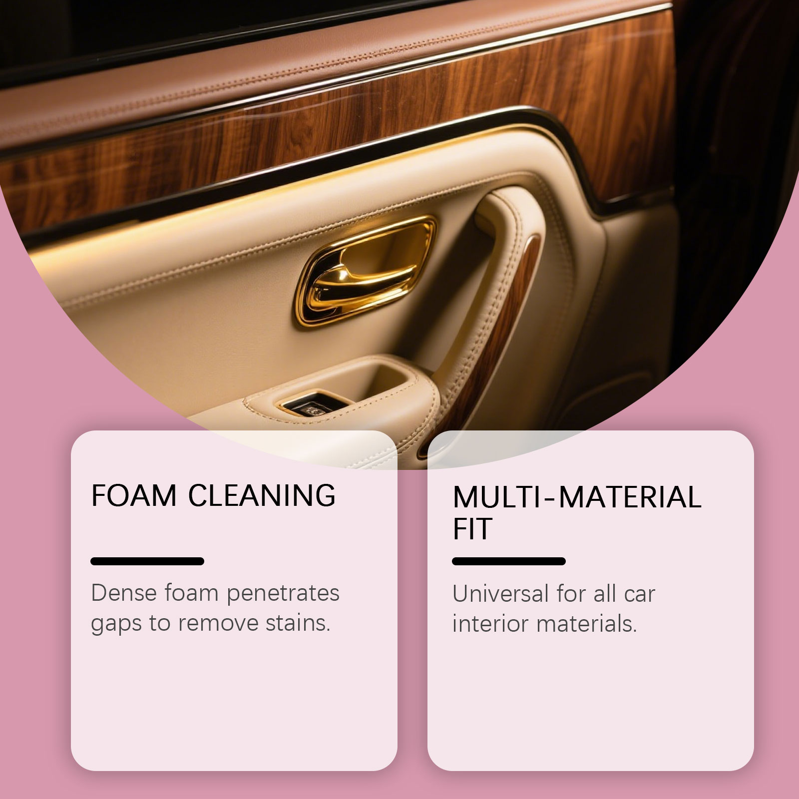 Cherry Scent Auto Interior Care Agent For Car Cabin Seat Inner Trim Center Console Daily Clean Surface Maintenance Liquid