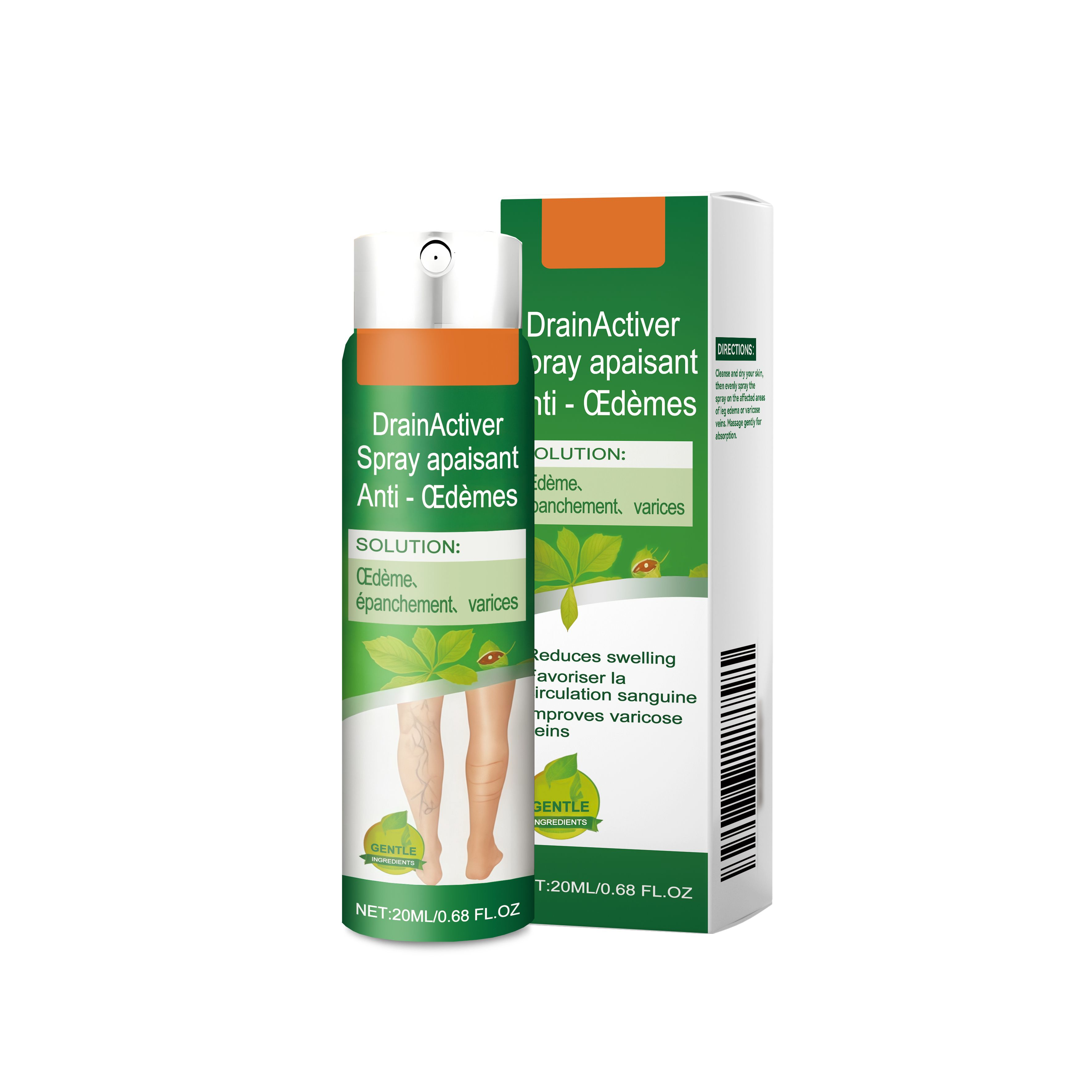 Herbal Leg Care Spray Mild Nourishing Refreshing Comfort Daily Protect Leg Skin