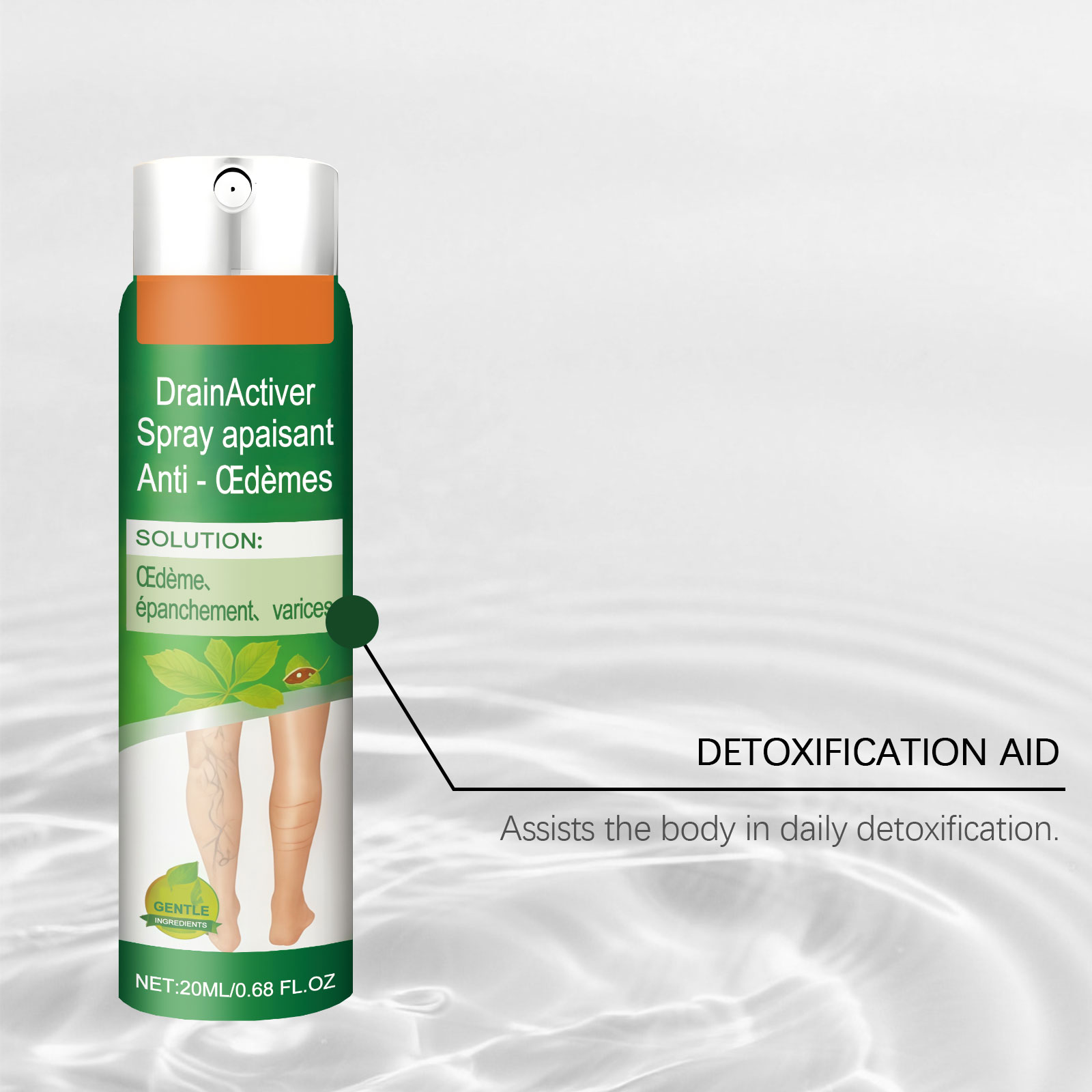 Herbal Leg Care Spray Mild Nourishing Refreshing Comfort Daily Protect Leg Skin