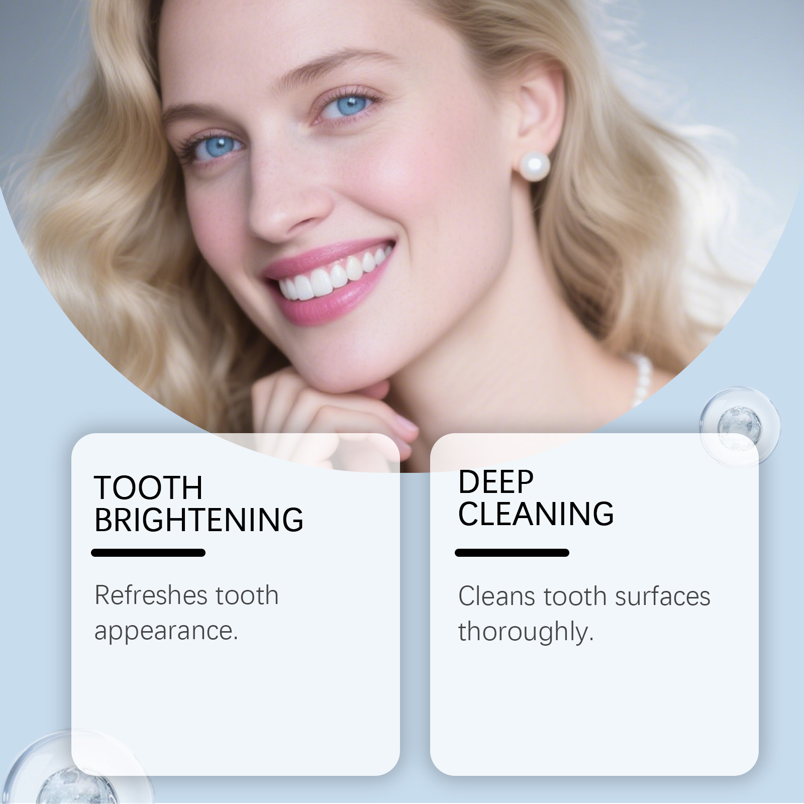 Whitening Dental Mousse Mild Ingredients Daily Cleaning Bright Teeth Portable Mint Scent Fresh Oral Care
