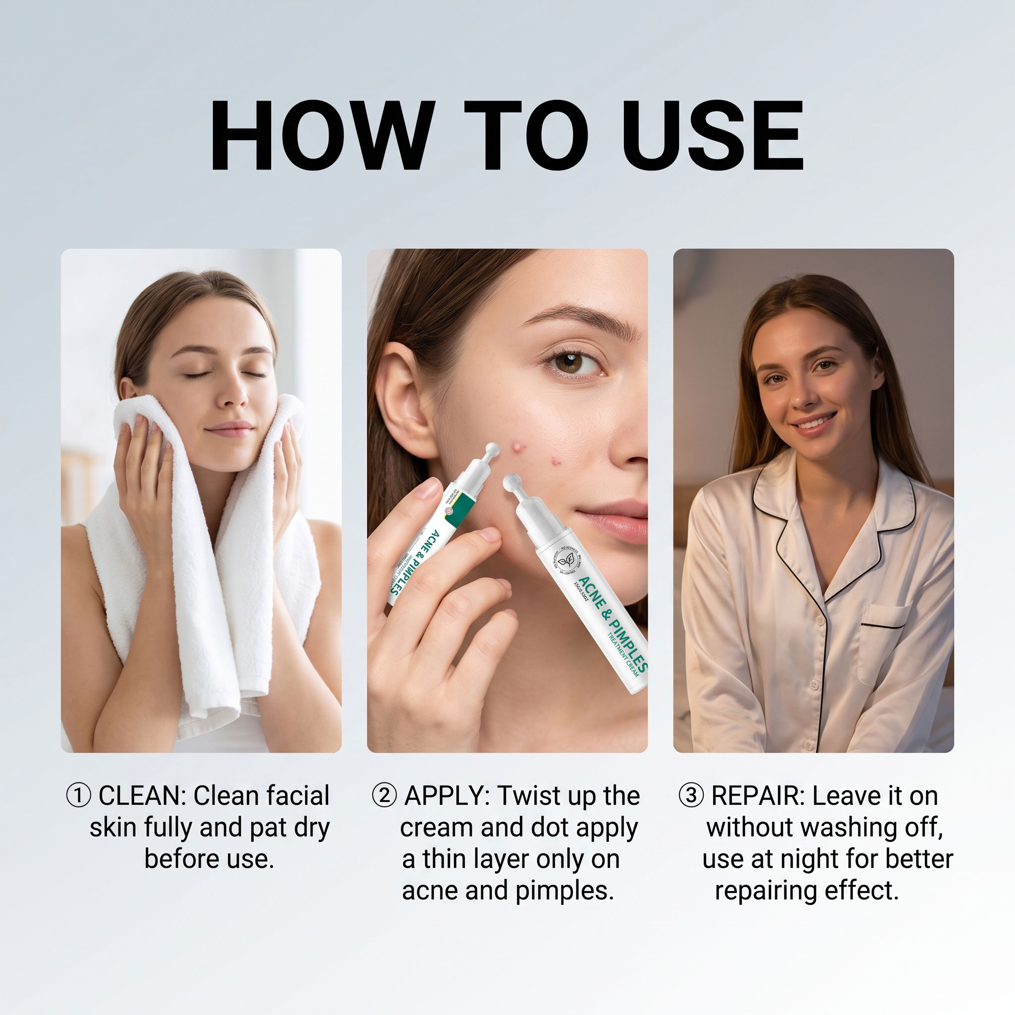 Facial Care Cream Mild Hydrating Moisturizing Nourishing Face Local Skin Spot Acne Cleansing Care Lotion