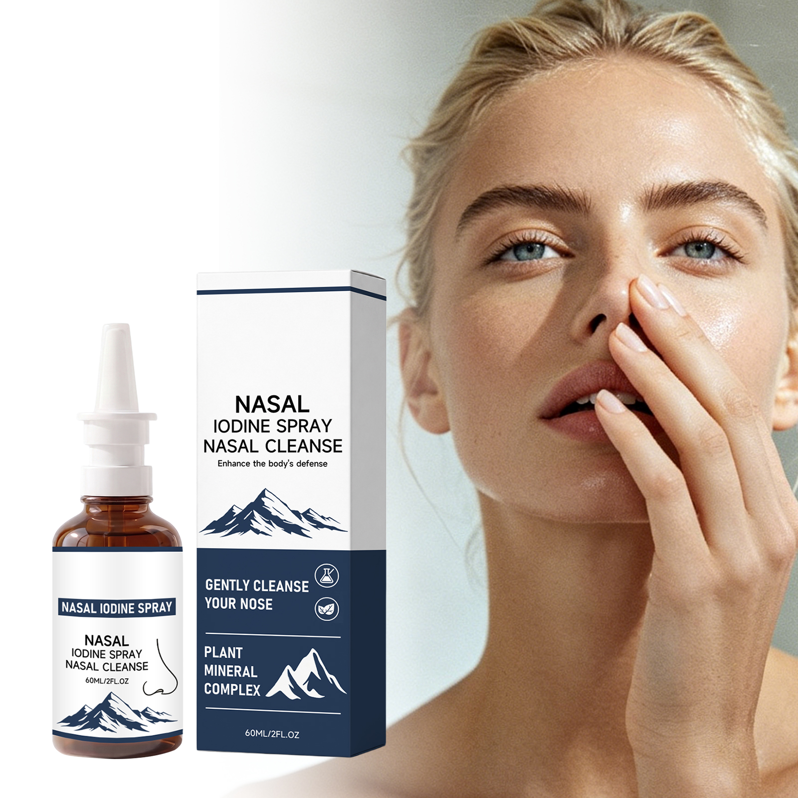 Nasal Care Cleansing Spray Mild Formula Fine Mist Gentle Care Inner Nasal Moist Smooth Comfort