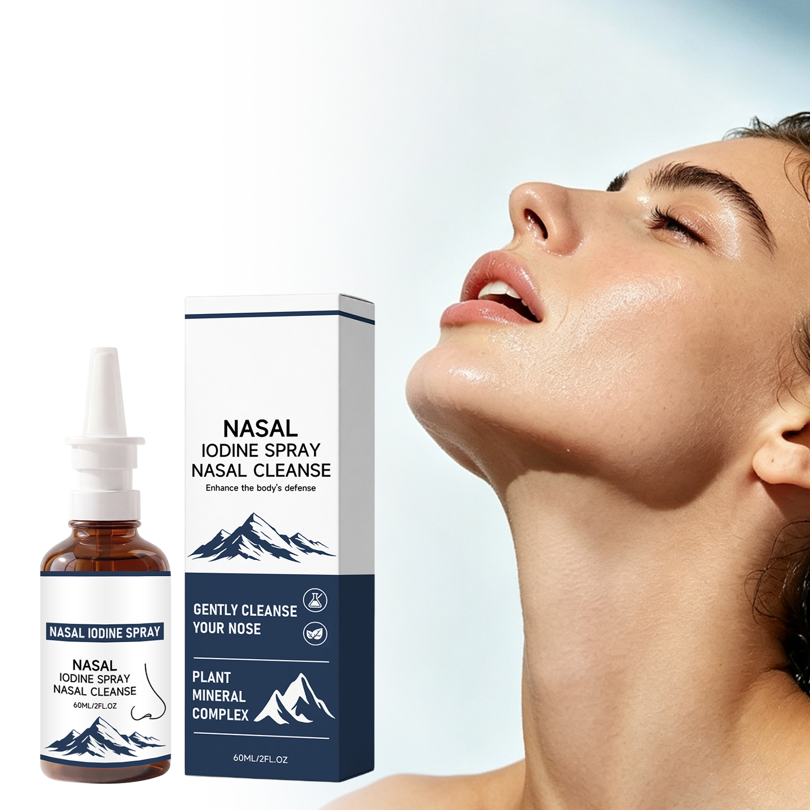 Nasal Care Cleansing Spray Mild Formula Fine Mist Gentle Care Inner Nasal Moist Smooth Comfort