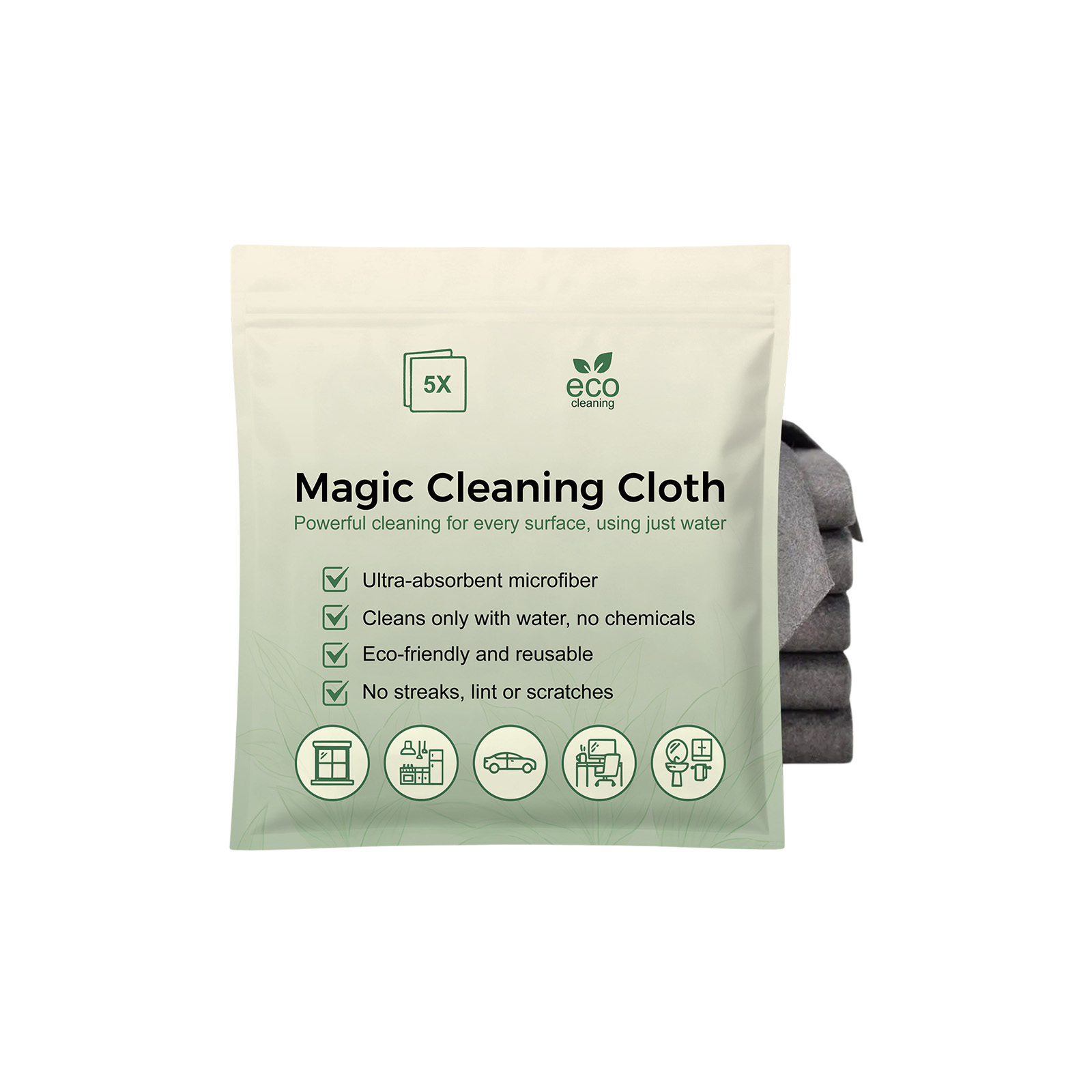 Magic Cleaning Cloth Daily Purification Remove Household Surface Oil Stain Dust Multi Purpose Dirt Water Stain Wiping Towel