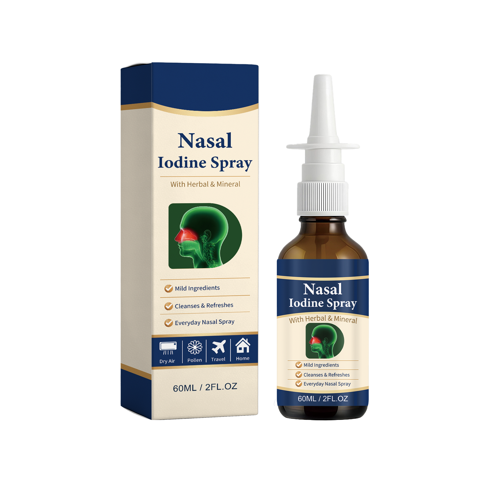 Nasal Comfort Spray Gentle Clean Nasal Interior Cozy Care Moist Smooth Breath Daily Portable Pack