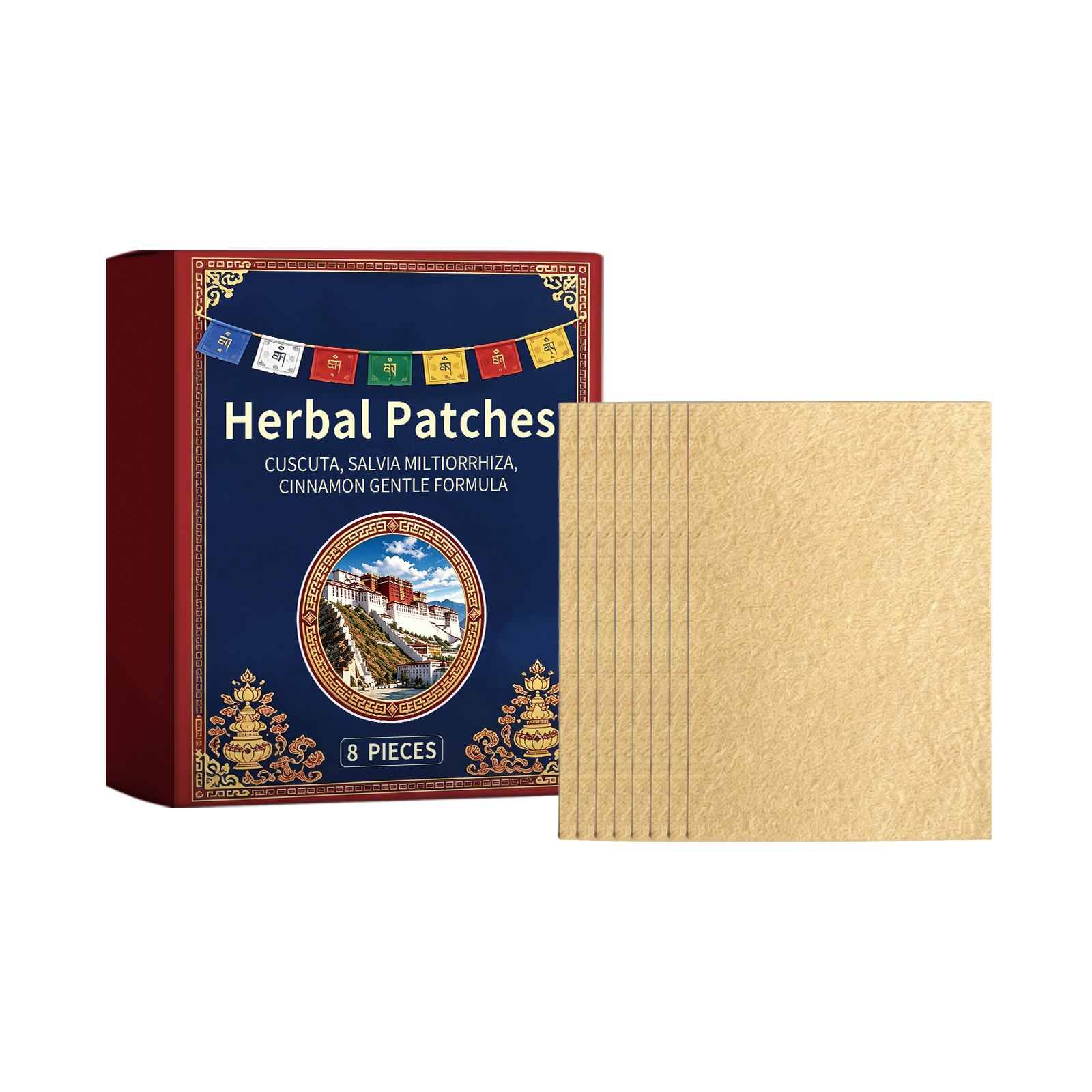 Herb Care Patch Mild Ingredients Daily Care Body Skin Comfort Fresh Skin Friendly Material Care Patch