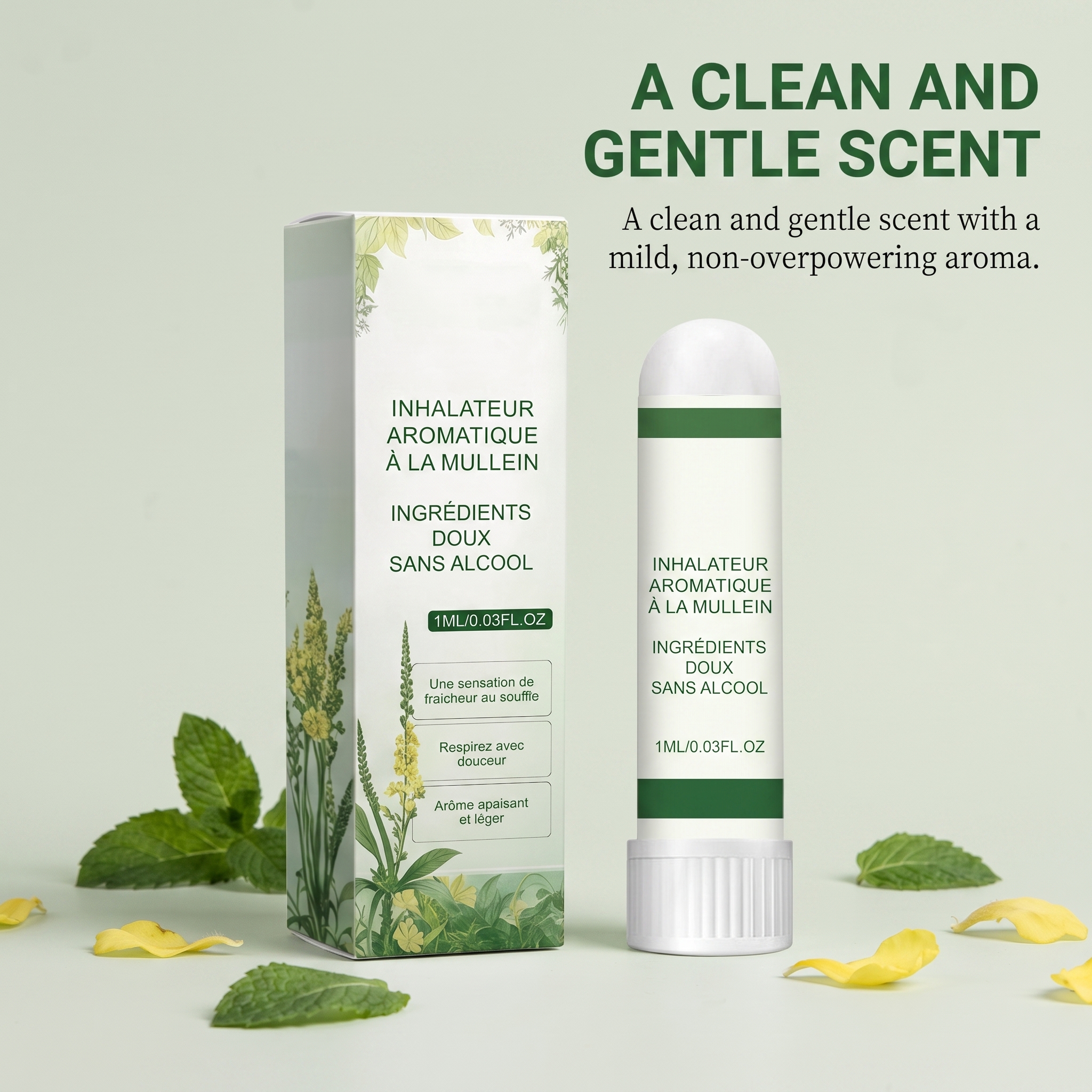Body Care Inhalation Stick Mild Ingredients Moisturizing Nose Comfort Refreshing Daily Portable Care Rod