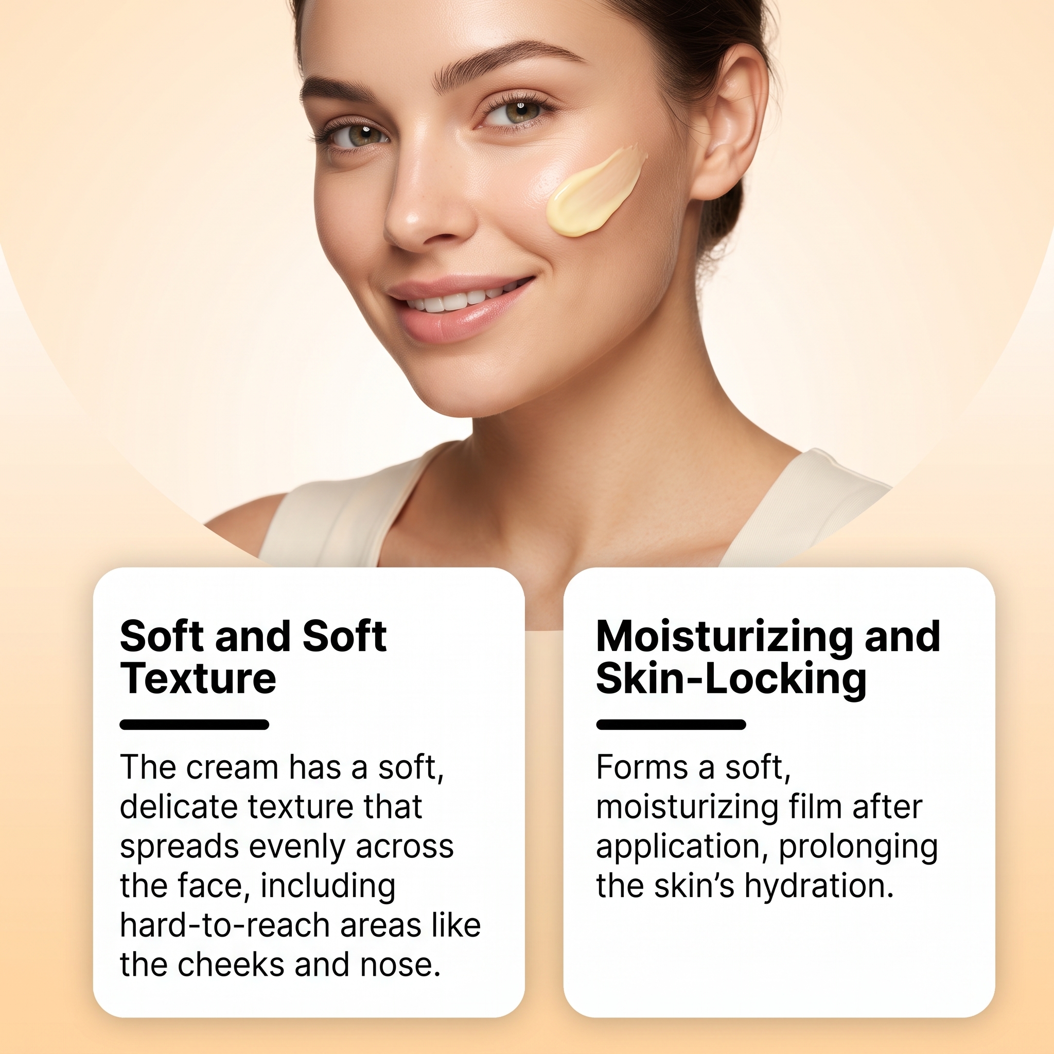 Skin Care Cream Gentle Nourishing Smooth Refreshing Hydrating Delicate Facial Daily Light Maintenance Lotion
