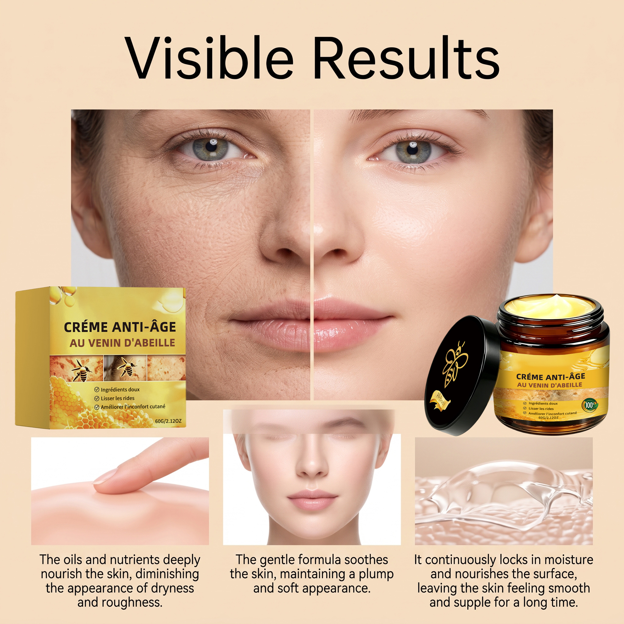 Skin Care Cream Gentle Nourishing Smooth Refreshing Hydrating Delicate Facial Daily Light Maintenance Lotion