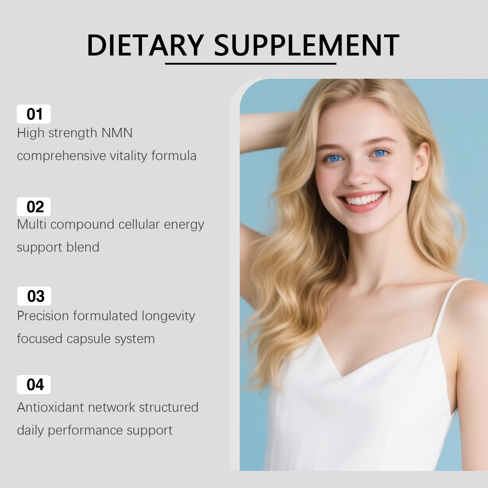 Nmn Capsules Full Age Group Supplement Daily Body Energy Support Balance Maintain Healthy Age Management Capsule