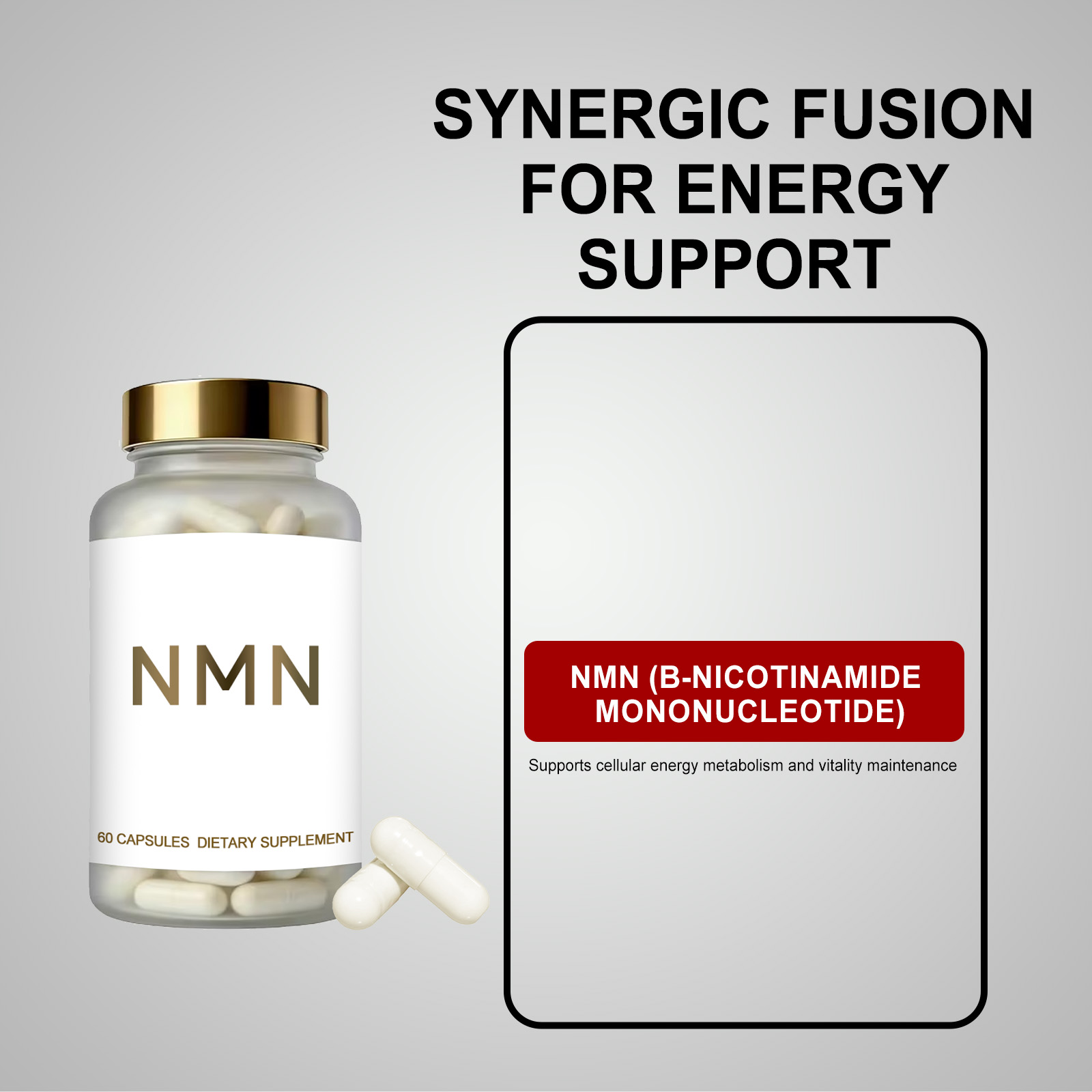 Nmn Capsules Full Age Group Supplement Daily Body Energy Support Balance Maintain Healthy Age Management Capsule