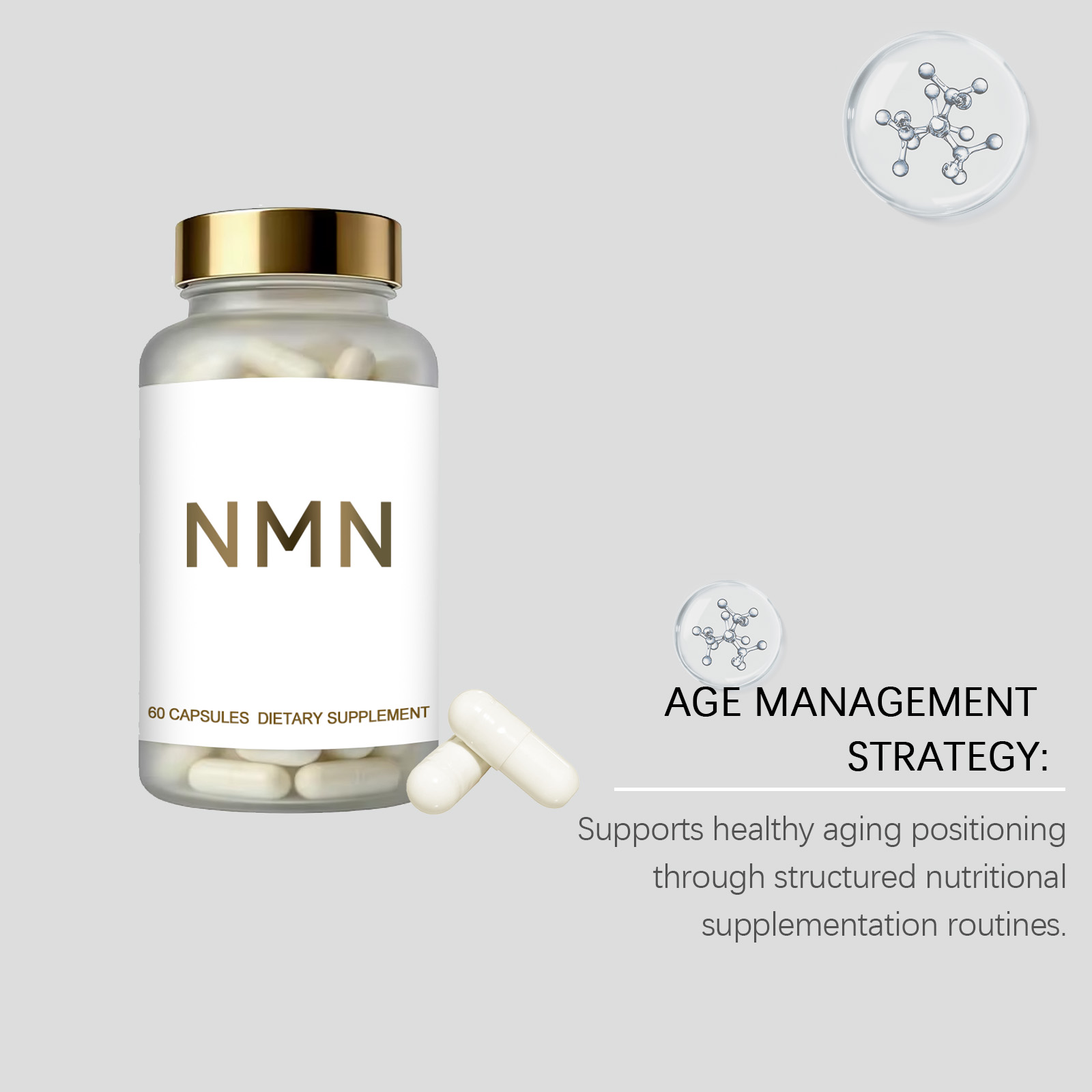 Nmn Capsules Full Age Group Supplement Daily Body Energy Support Balance Maintain Healthy Age Management Capsule