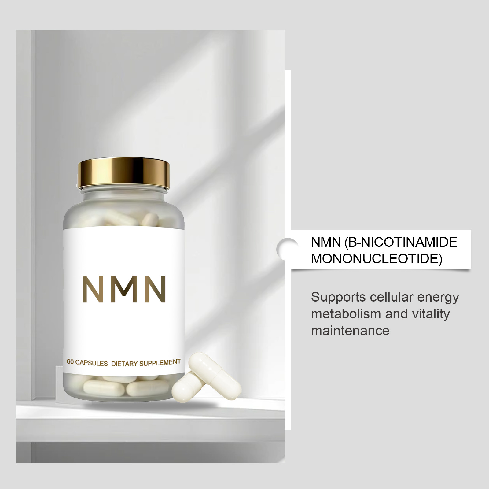 Nmn Capsules Full Age Group Supplement Daily Body Energy Support Balance Maintain Healthy Age Management Capsule