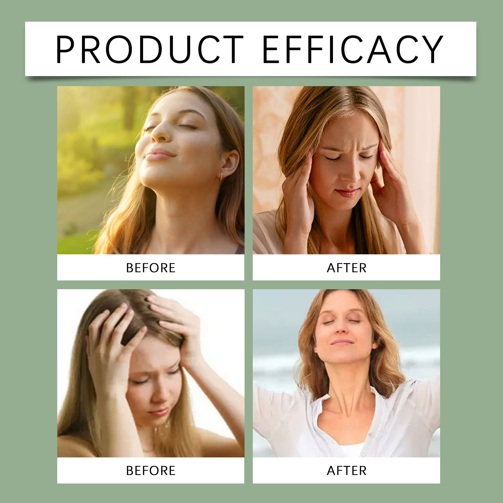 Head Care Roller Ball Mint Roller Essential Oil Fresh Comfortable Portable Care Goods