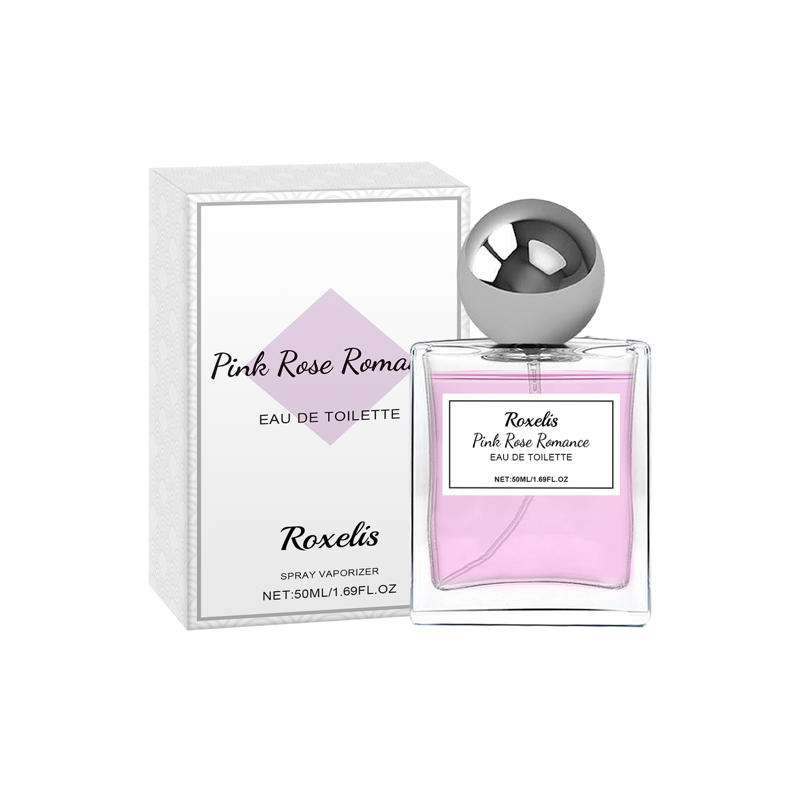 Pink Rose Charm Perfume Long Lasting Attractive Pheromone Cologne Fragrance For Daily Use