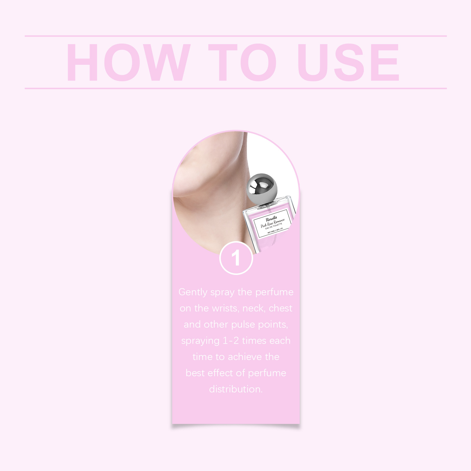 Pink Rose Charm Perfume Long Lasting Attractive Pheromone Cologne Fragrance For Daily Use