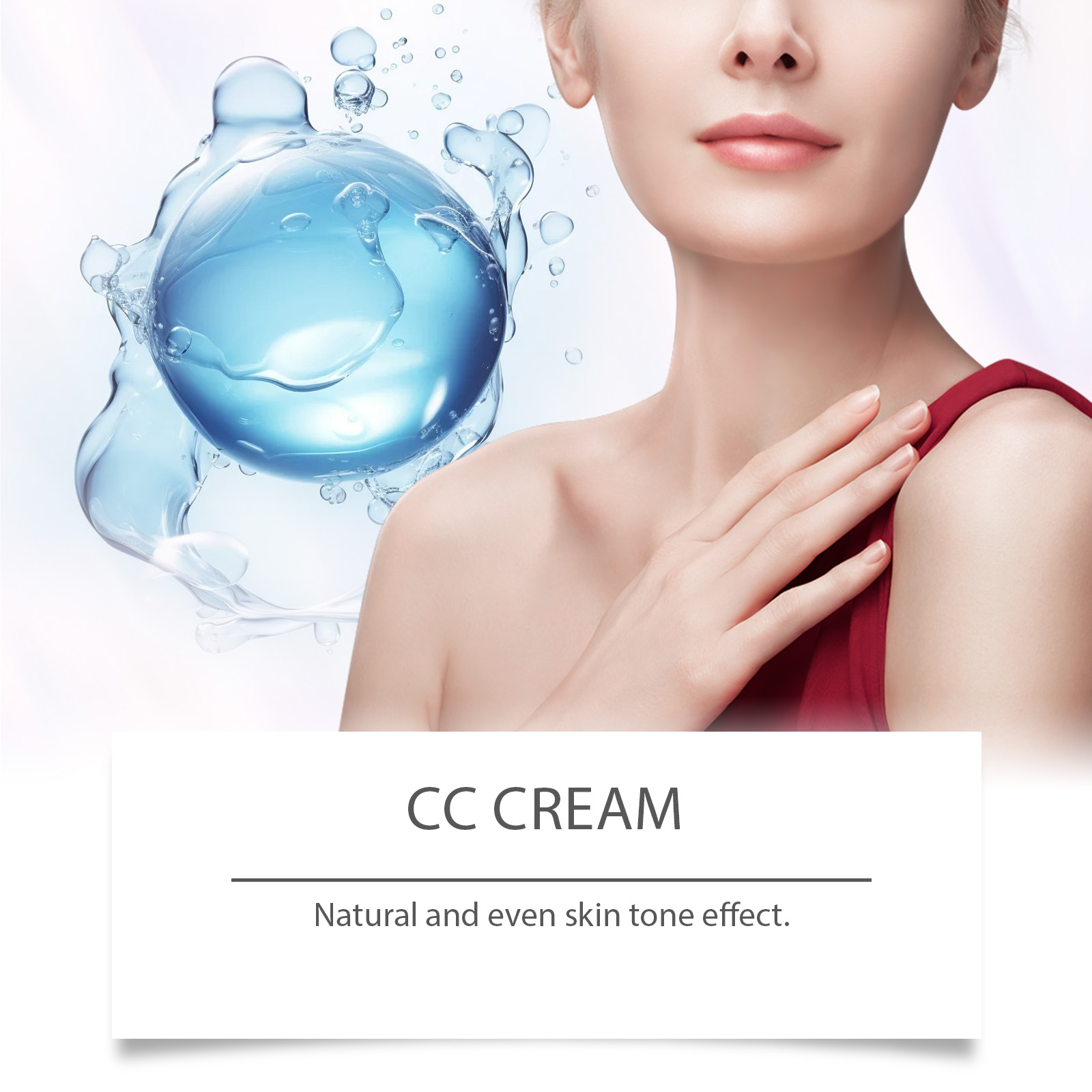 Protective Moisturizing Foundation Lightweight Hydrating Brightening Refreshing Watery Long Lasting Non Transfer Base