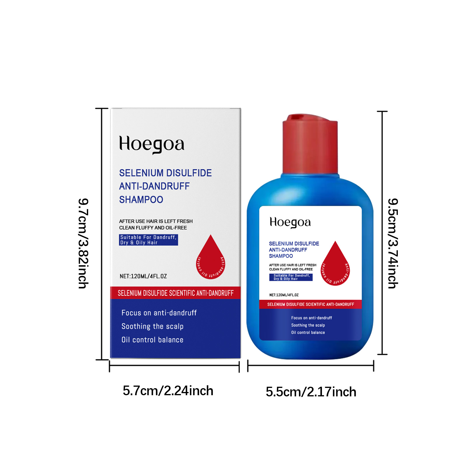 Selenium Sulfide Shampoo Deeply Cleanses Scalp Controls Oil Refreshes Moisturizes Hair Fluffy For Washing