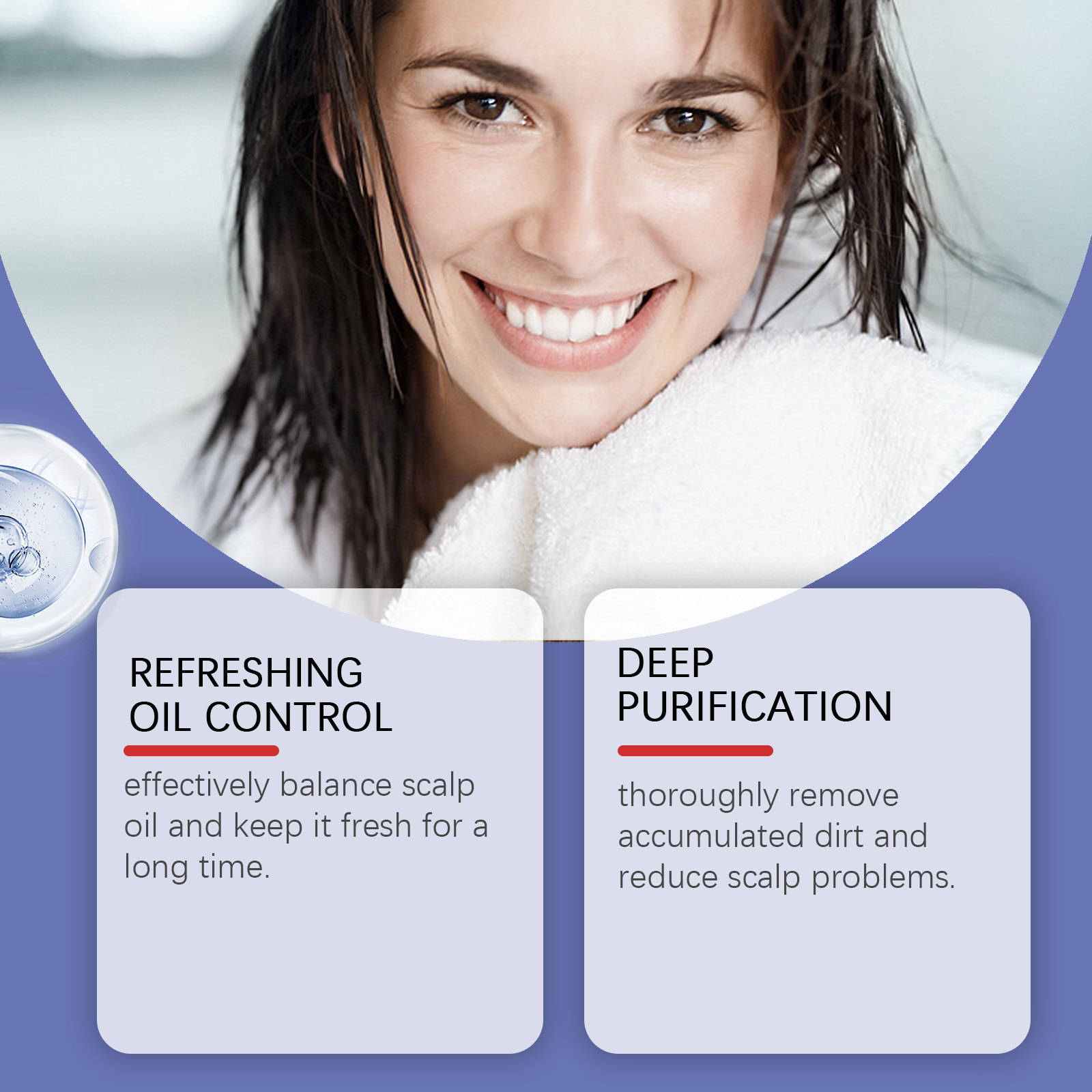 Selenium Sulfide Shampoo Deeply Cleanses Scalp Controls Oil Refreshes Moisturizes Hair Fluffy For Washing