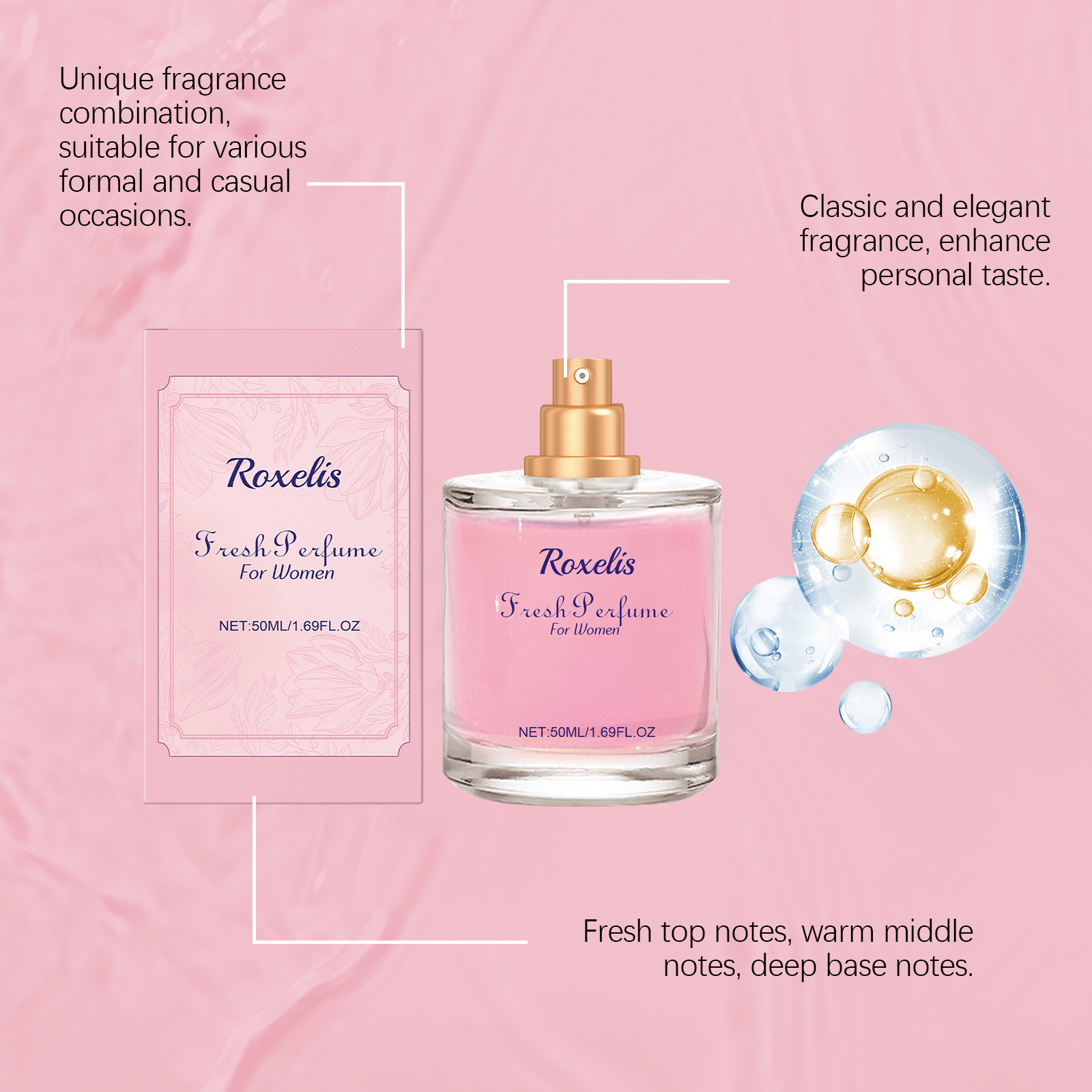Tuberose Charm Perfume Fresh Fragrance Long Lasting Natural Delicate Scent Radiate Glamour Perfume