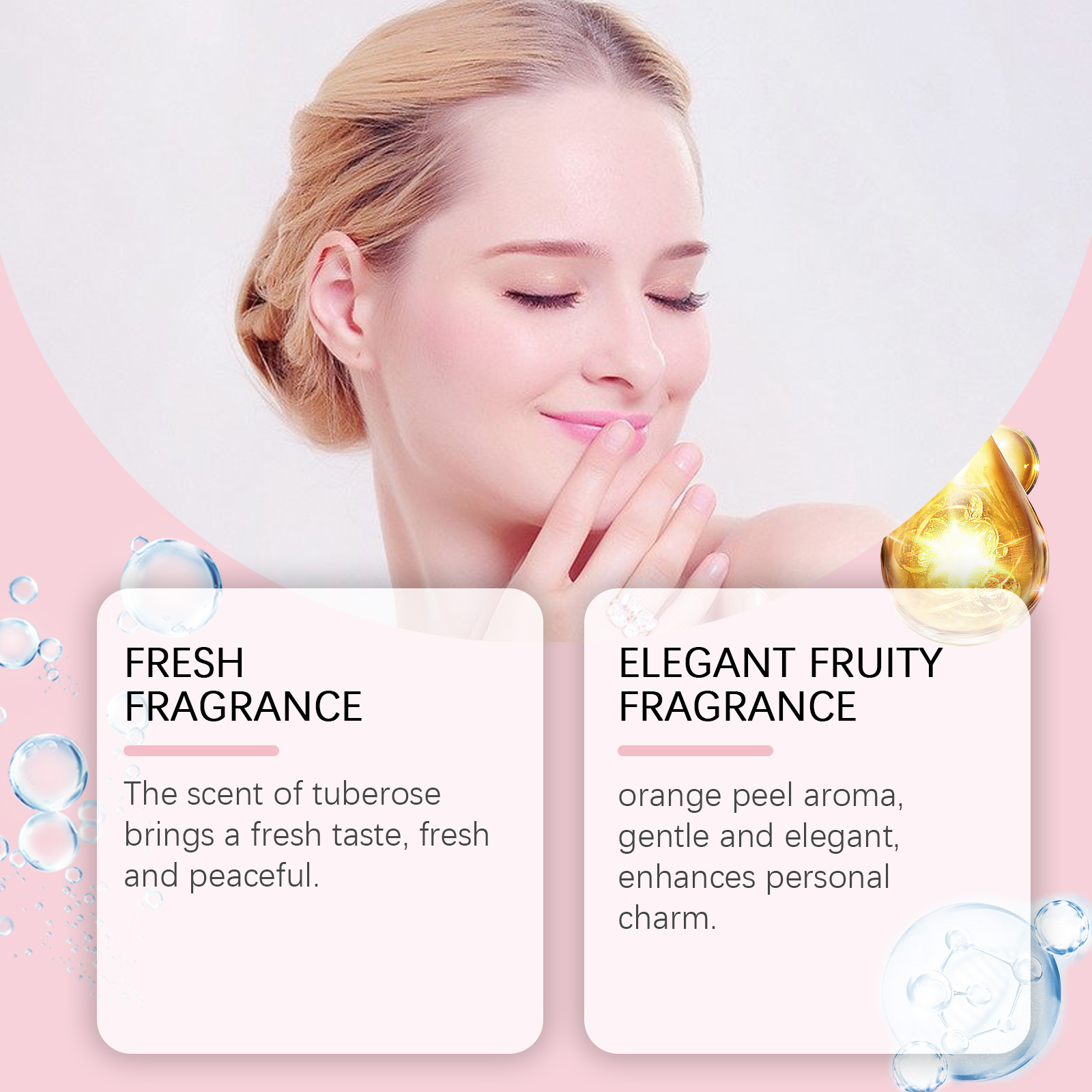 Tuberose Charm Perfume Fresh Fragrance Long Lasting Natural Delicate Scent Radiate Glamour Perfume