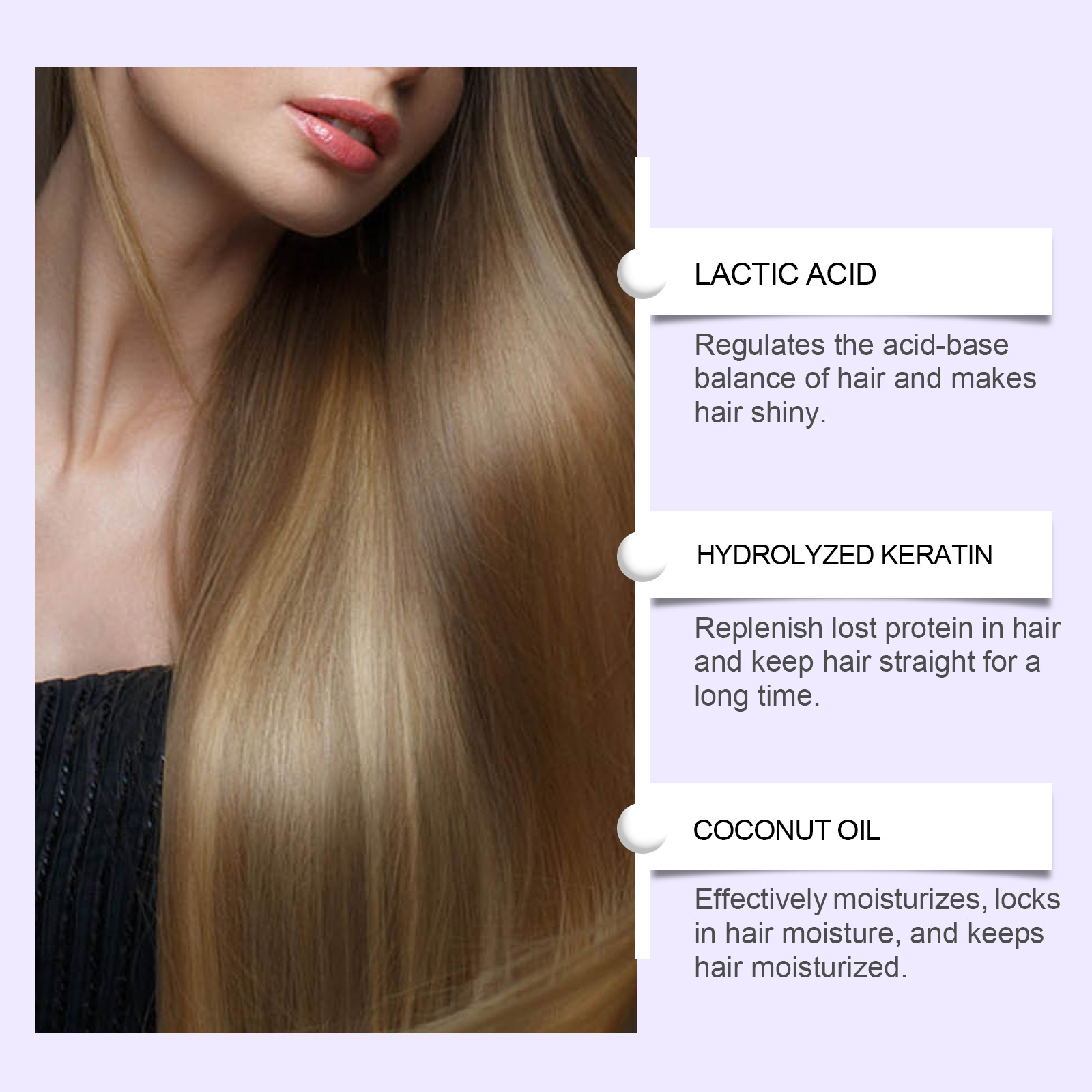 Protein Hair Straightening Cream Moisturizing Nourishing Anti Frizz Smoothing Hair Care Repair Hair Quality No Straightening Required