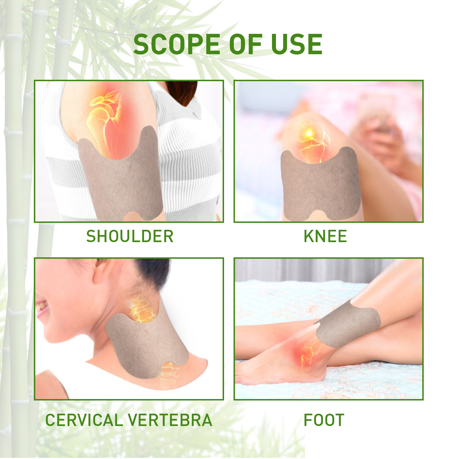 Mugwort Knee Patch Joint Care For Knee Elbow Shoulder Daily External Use Comfort Patch