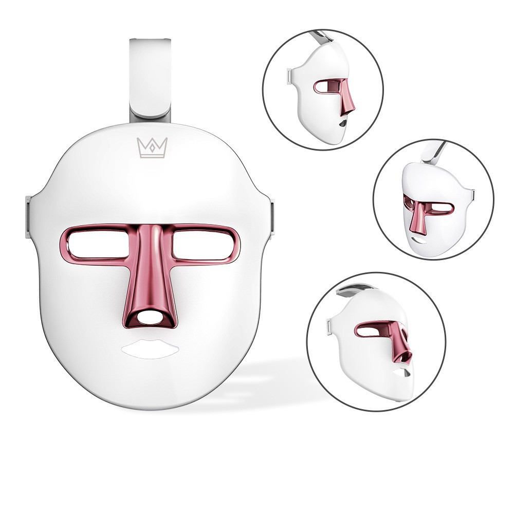 LED Face Mask 7 Color Modes Light Therapy Wireless Photon Mask for Skincare Routine Relaxation Anti-Aging Facial Device for Glowing Skin