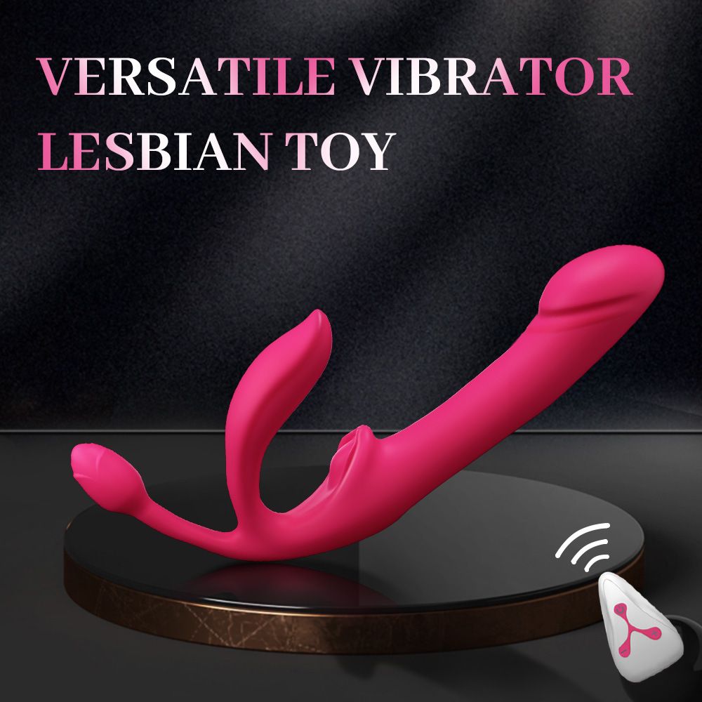 (Telescopic) Bullet Vibrators for Lesbian Sex Toy Adult Products Wearable Double Head Telescopic Vibrating Wand Women Wireless Remote Control Masturbation